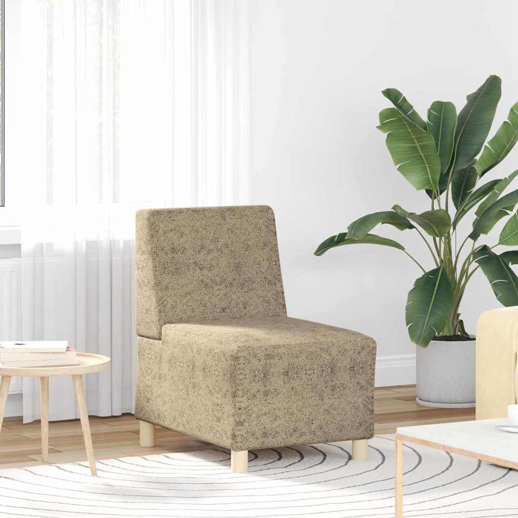 Modularna sofa bez naslona 2 pcs Svijetlo siva 55 x 74 x 82 cm