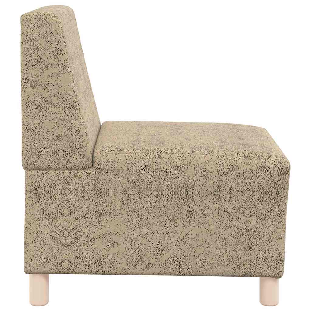 Modularna sofa bez naslona 2 pcs Svijetlo siva 55 x 74 x 82 cm
