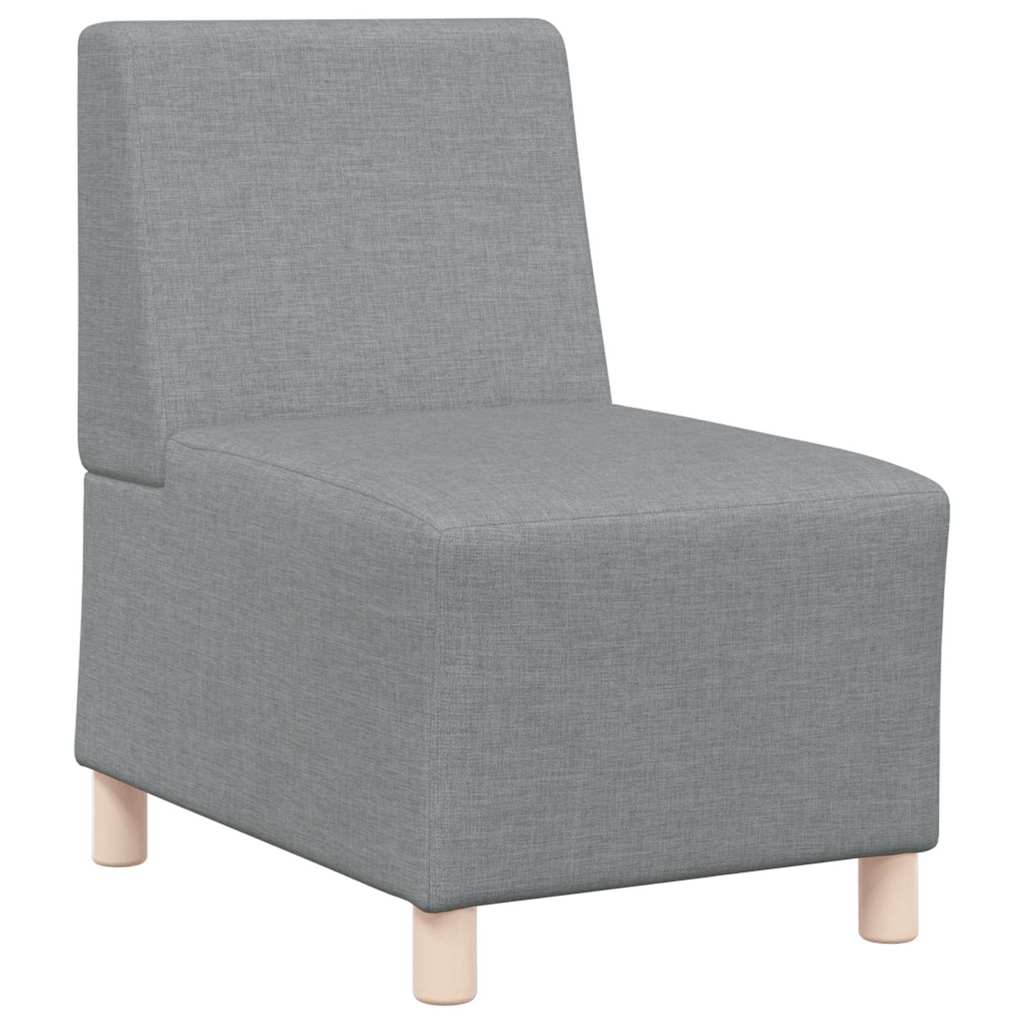 Modularna sofa bez naslona 3 pcs Svijetlo siva 55 x 74 x 82 cm