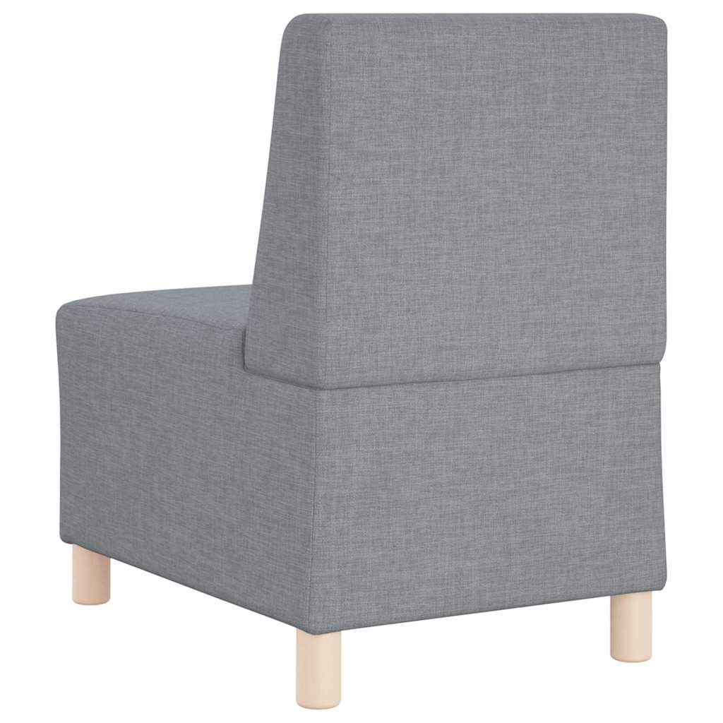 Modularna sofa bez naslona 3 pcs Svijetlo siva 55 x 74 x 82 cm
