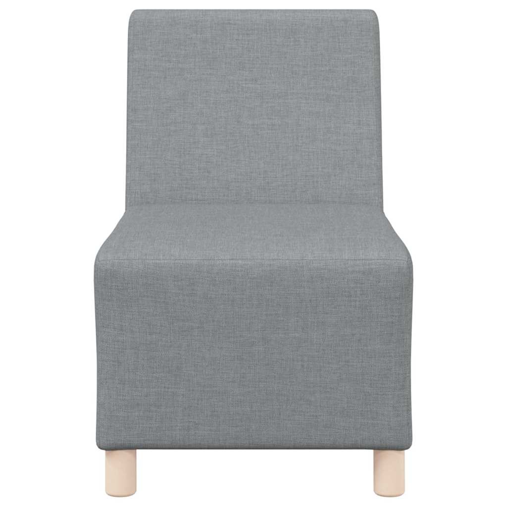 Modularna sofa bez naslona 3 pcs Svijetlo siva 55 x 74 x 82 cm