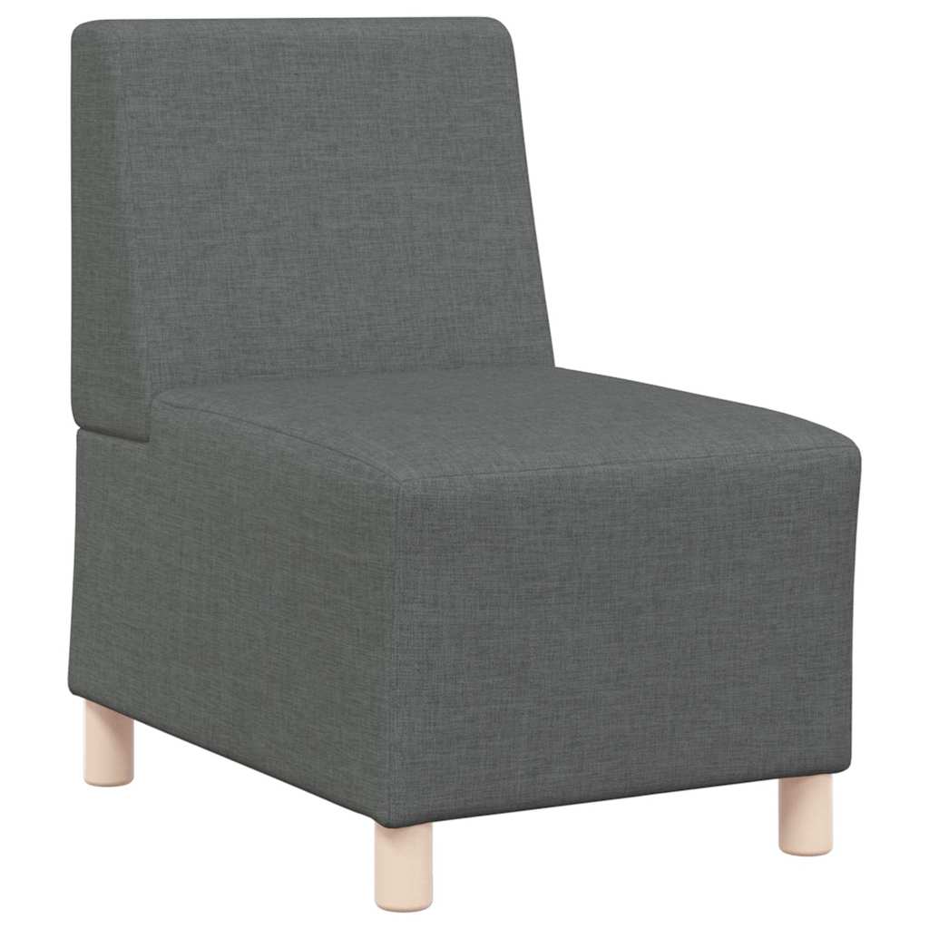 Modularna sofa bez naslona 3 pcs Tamno siva 55 x 74 x 82 cm