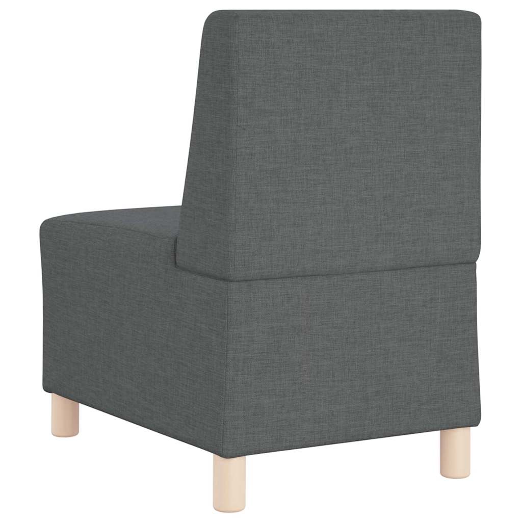 Modularna sofa bez naslona 3 pcs Tamno siva 55 x 74 x 82 cm