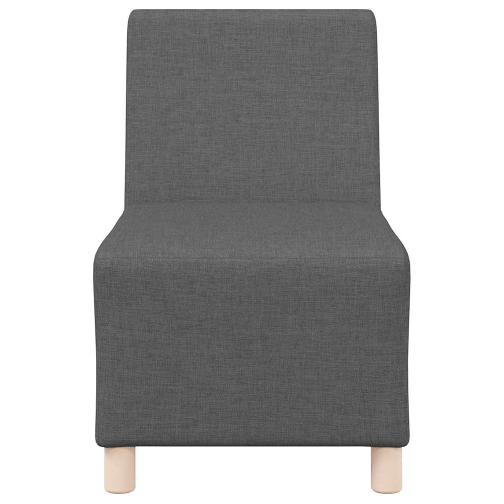 Modularna sofa bez naslona 3 pcs Tamno siva 55 x 74 x 82 cm
