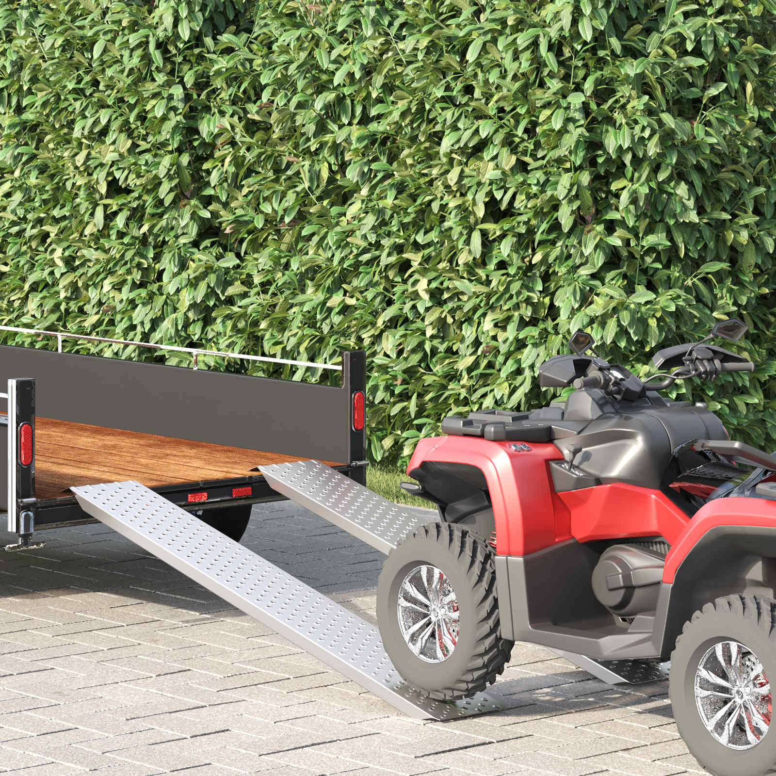 Ramp za utovar 200 kg Srebrno 159 x 23 x 5 cm Cinkani čelik