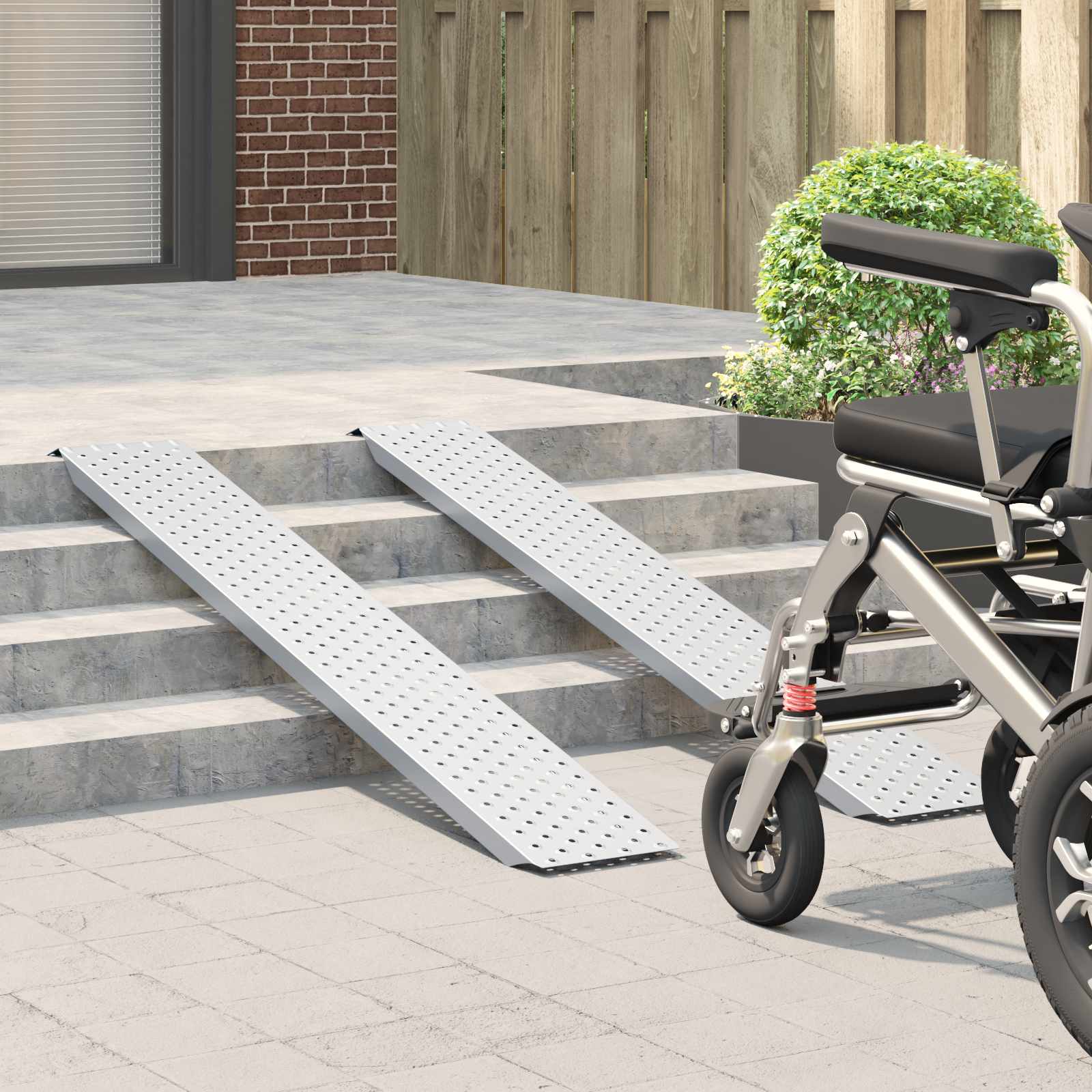Ramp za utovar 200 kg Srebrno 159 x 23 x 5 cm Cinkani čelik