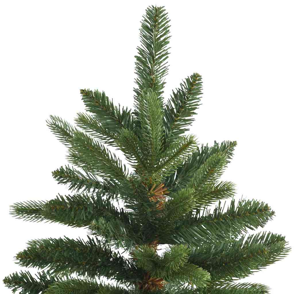 Umjetno božićno drvce s nogom Zelena 210 cm PVC, PE i čelik