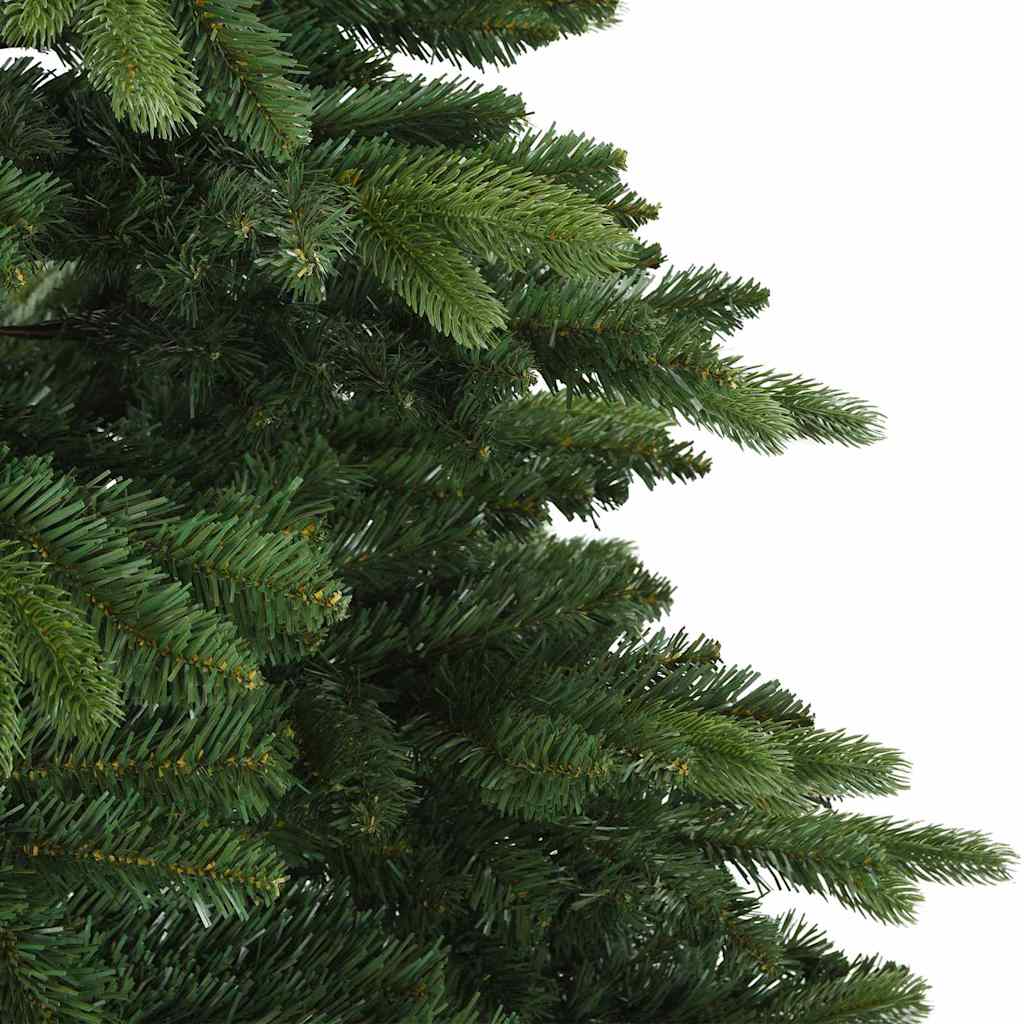 Umjetno božićno drvce s nogom Zelena 210 cm PVC, PE i čelik