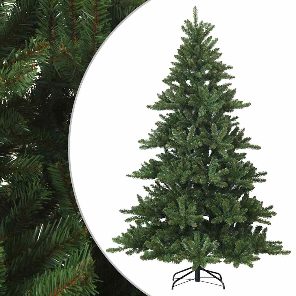 Umjetno božićno drvce s nogom Zelena 210 cm PVC, čelik