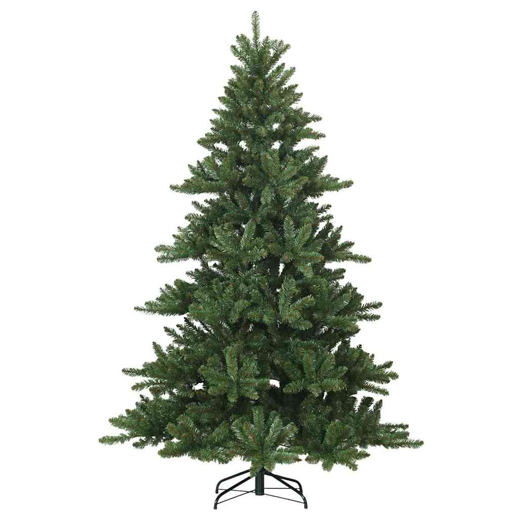 Umjetno božićno drvce s nogom Zelena 210 cm PVC, čelik