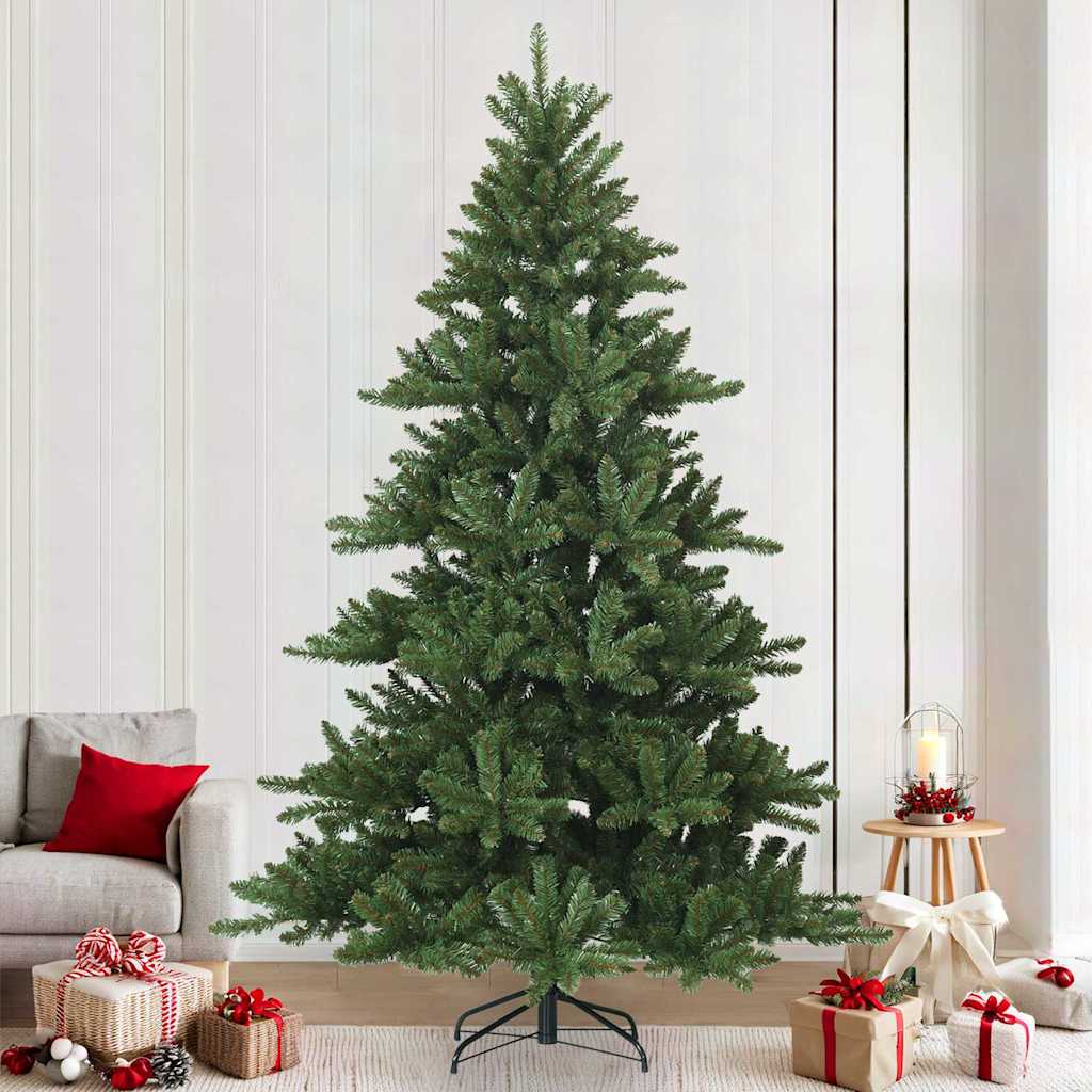 Umjetno božićno drvce s nogom Zelena 240 cm PVC, čelik