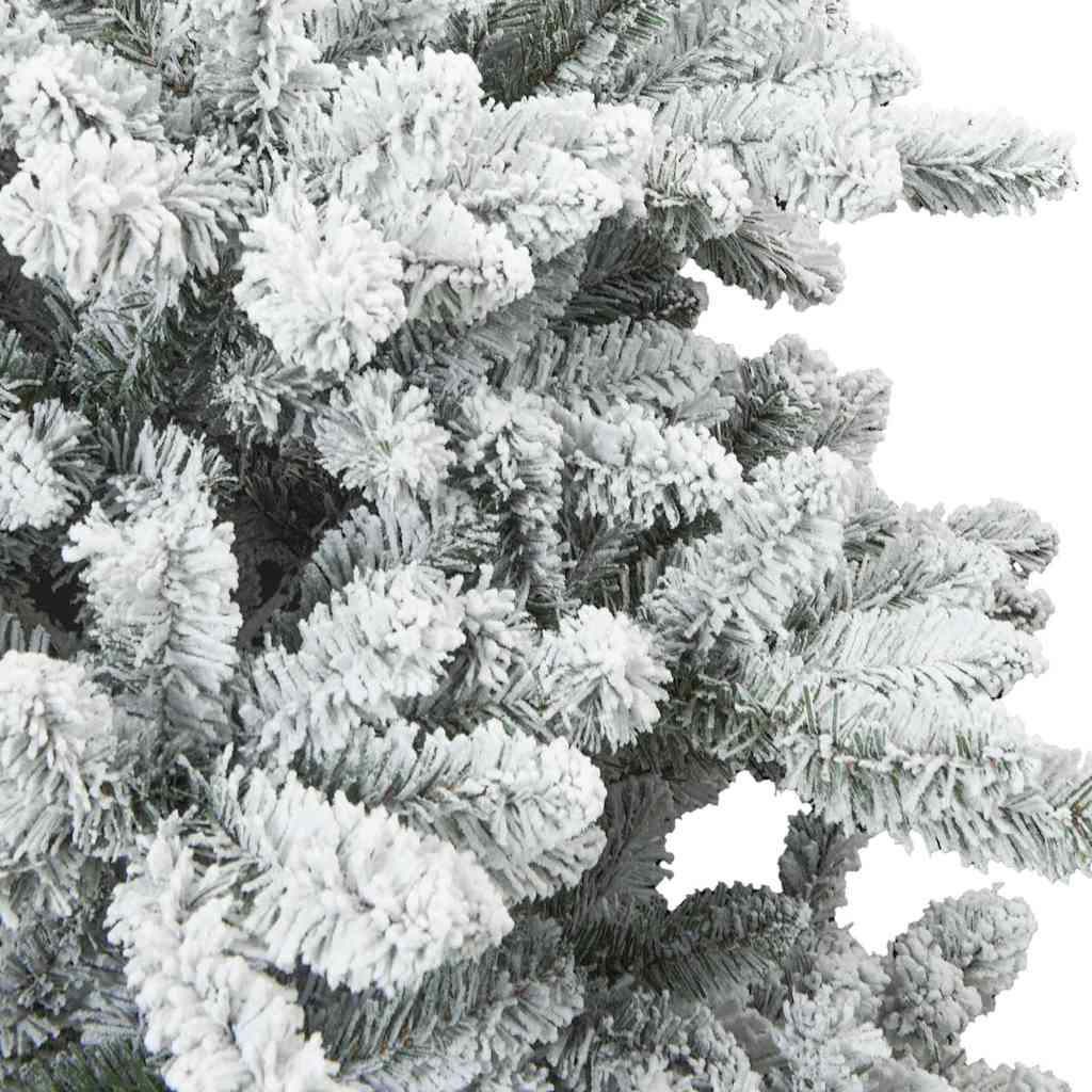 Umjetno Zglobno Božićno Drvo Snijeg Preplačeno Bijelo 150 cm