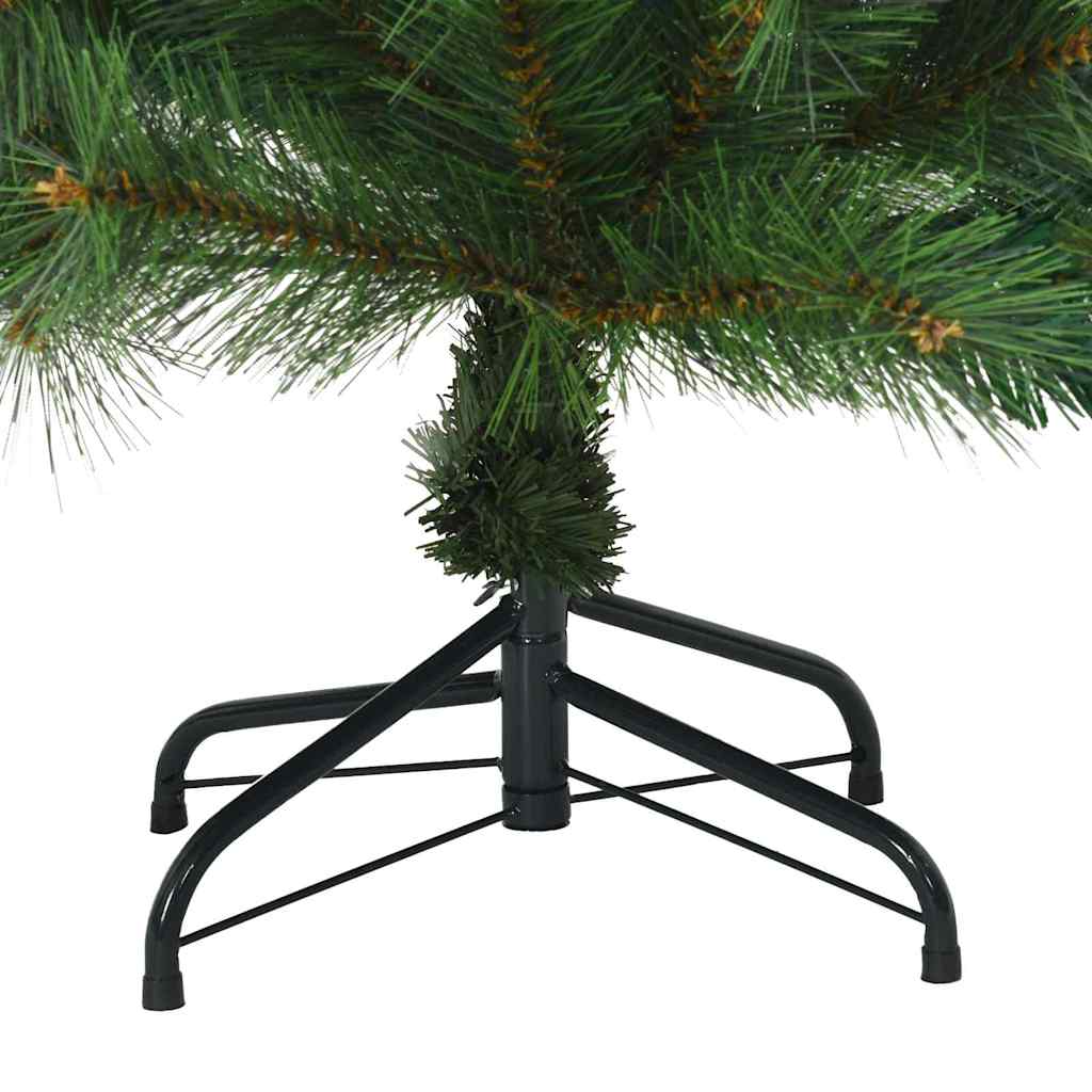 Umjetno božićno drvce s nogom Zelena 120 cm PVC, čelik