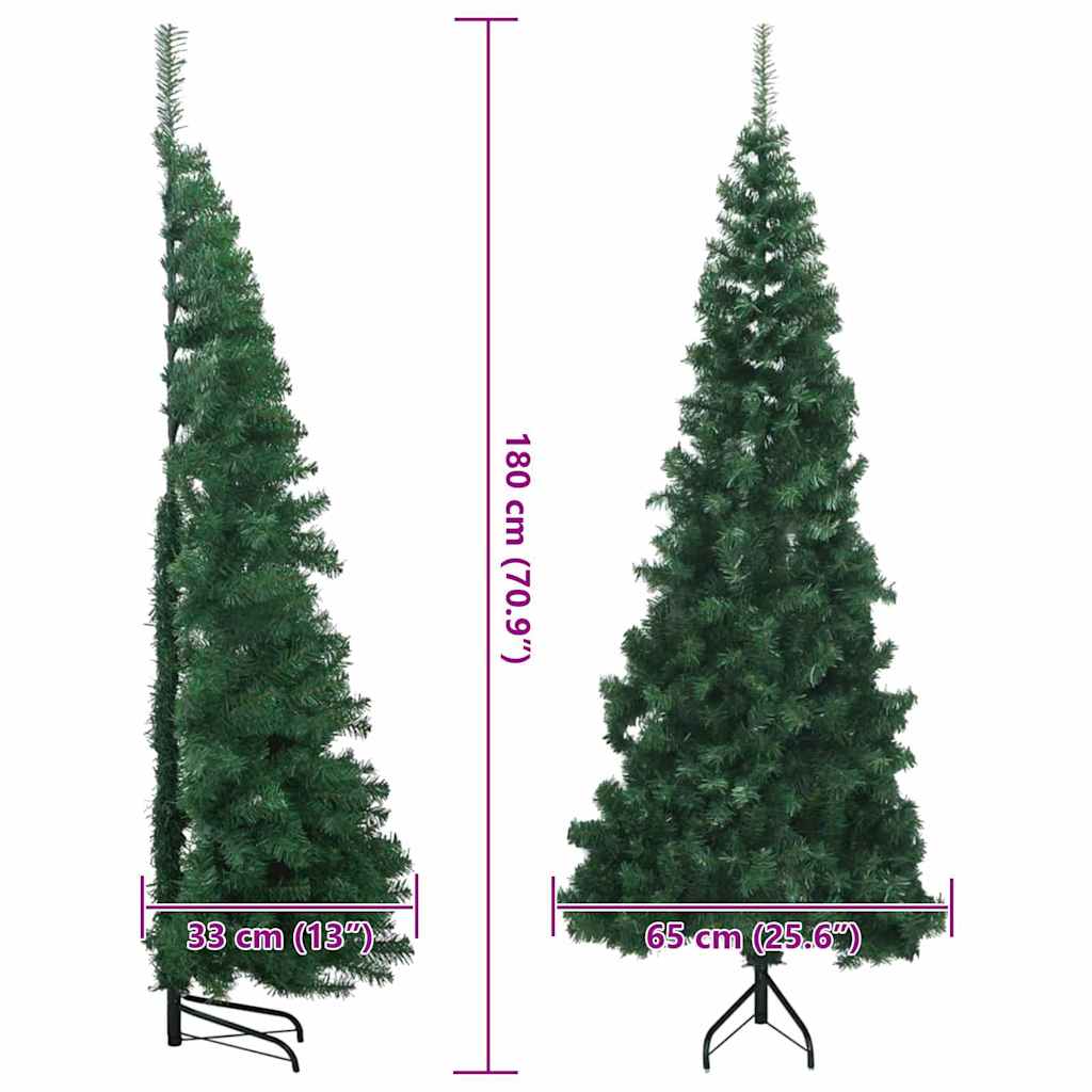 Korner Umjetno Božićno Drvo Zelena 180 cm PVC i metal