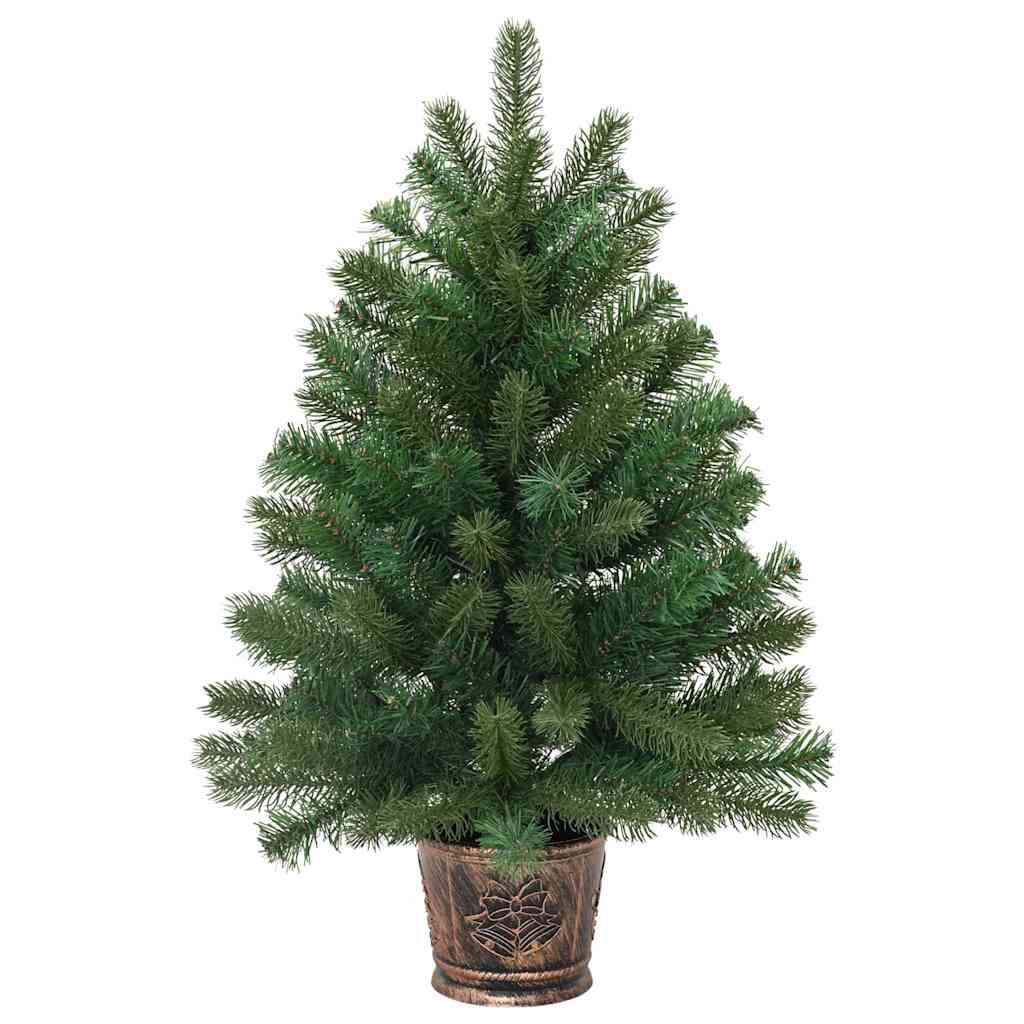 Umjetno božićno drvce s 150 LED svjetlima Zelena 75 cm PE i PVC
