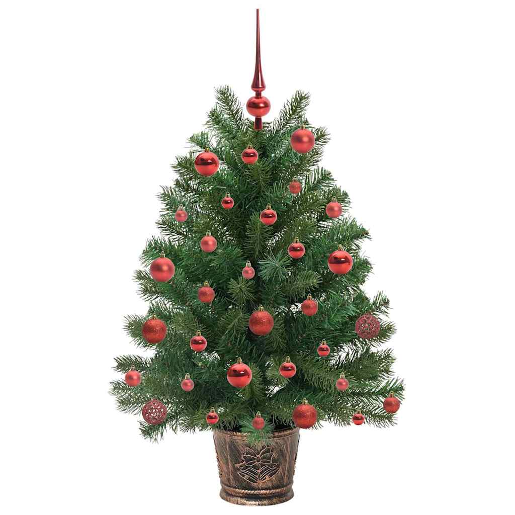 Umjetno božićno drvce s 150 LED svjetlima Zelena 95 cm PE i PVC