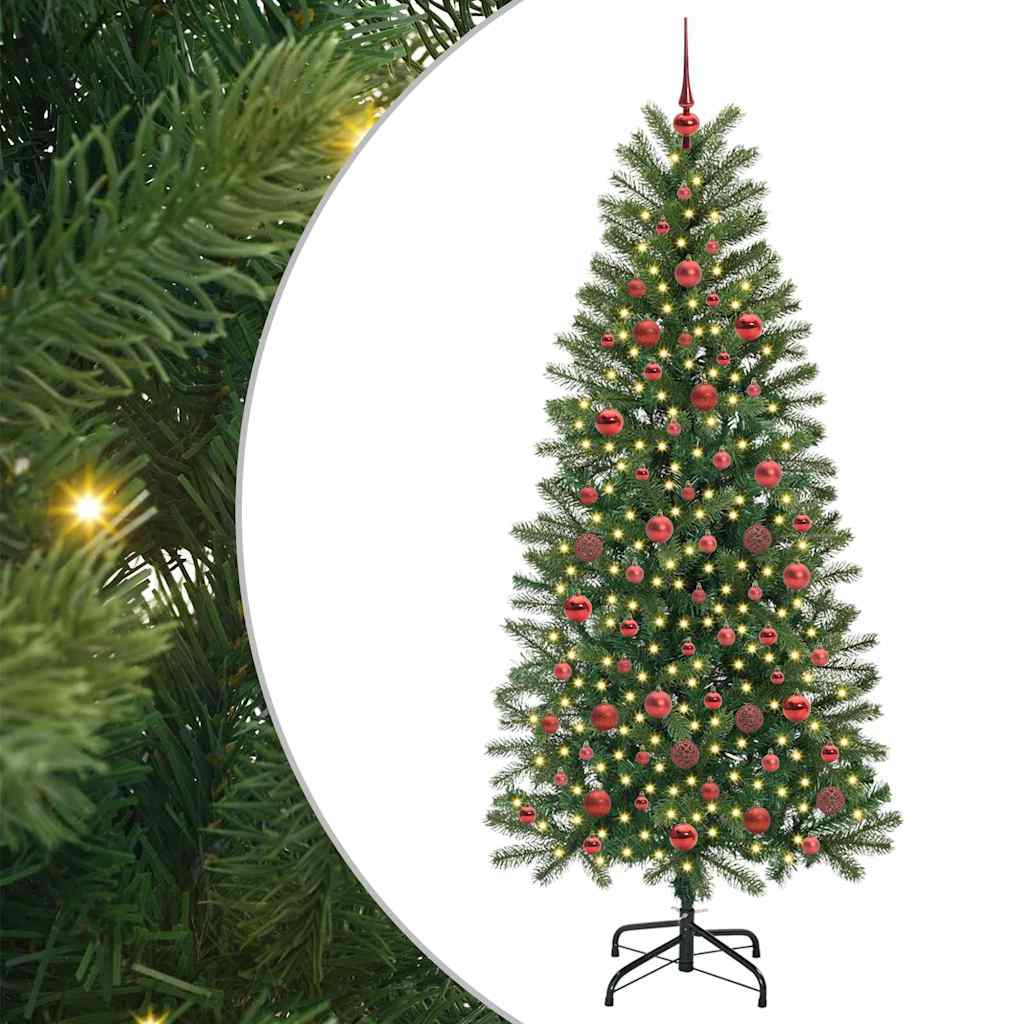 Umjetno božićno drvce s stalakom Zelena 180 cm PE i PVC