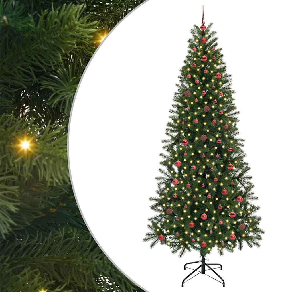 Umjetno božićno drvce s stalakom Zelena 240 cm PE i PVC