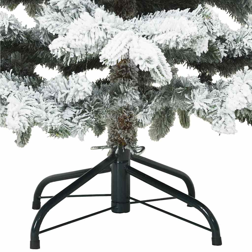 Umjetno božićno drvce s stalakom Bijelo 150 cm PE i PVC