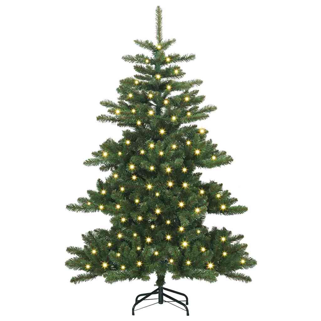 Umjetno božićno drvce s nogom Zelena 150 cm PVC i čelik