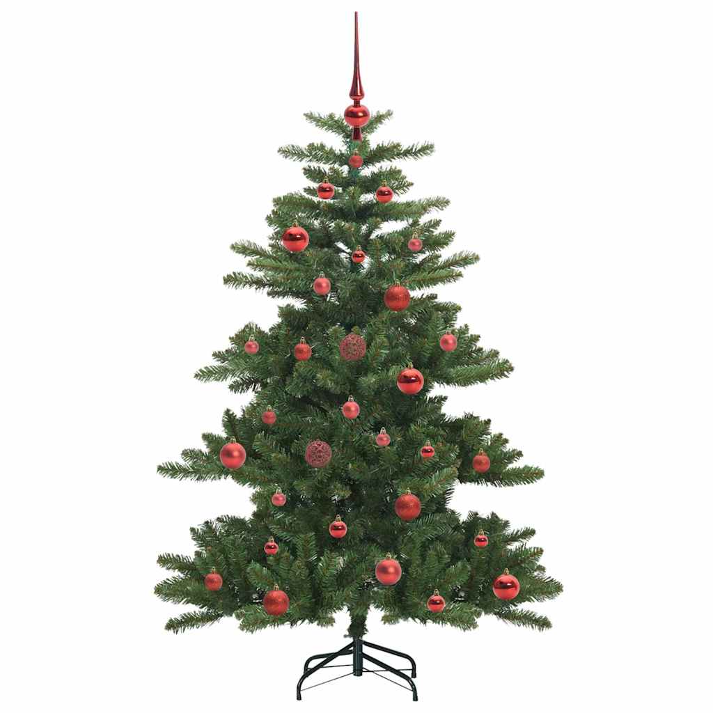 Umjetno božićno drvce s nogom Zelena 150 cm PVC i čelik