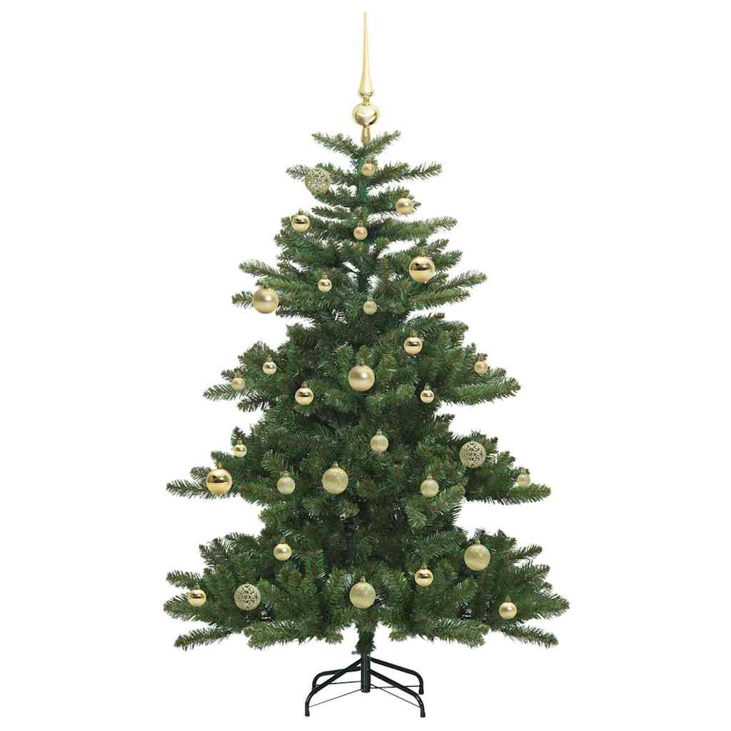 Umjetno božićno drvce s nogom Zelena 150 cm PVC i čelik