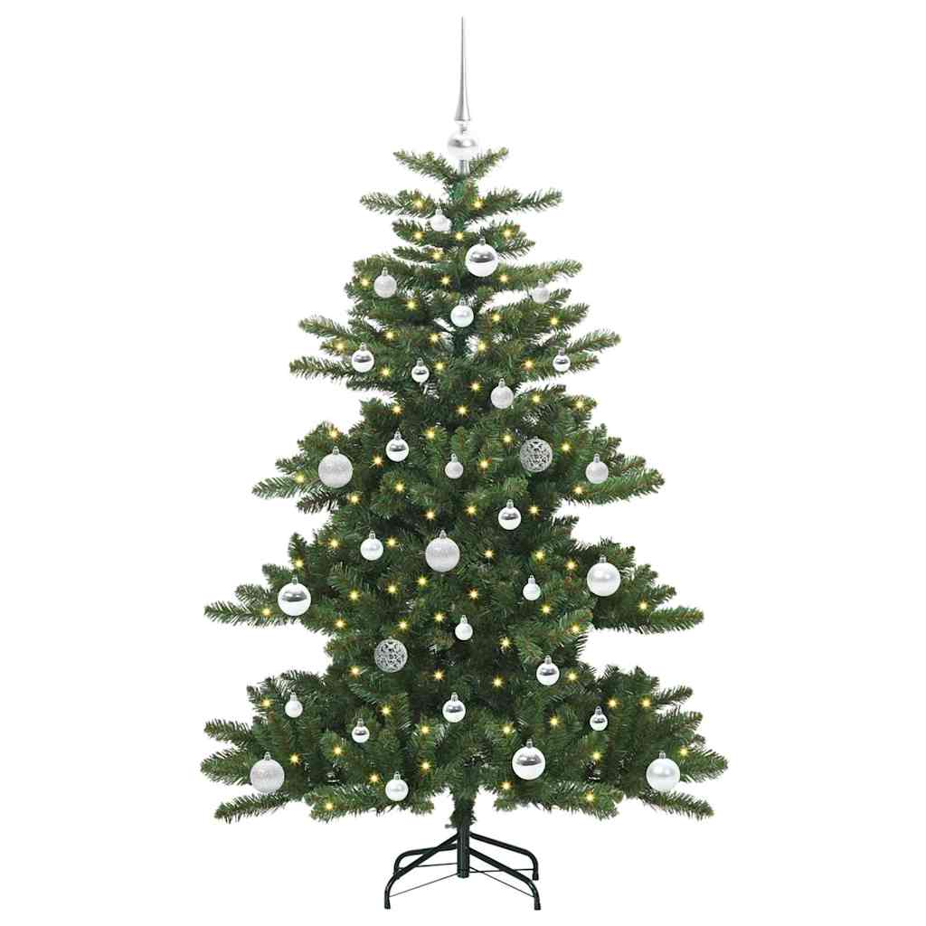 Umjetno božićno drvce s nogom Zelena 150 cm PVC i čelik