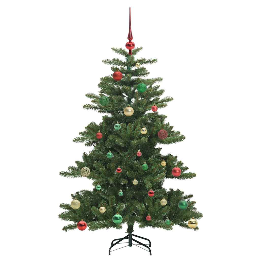 Umjetno božićno drvce s nogom Zelena 150 cm PVC i čelik