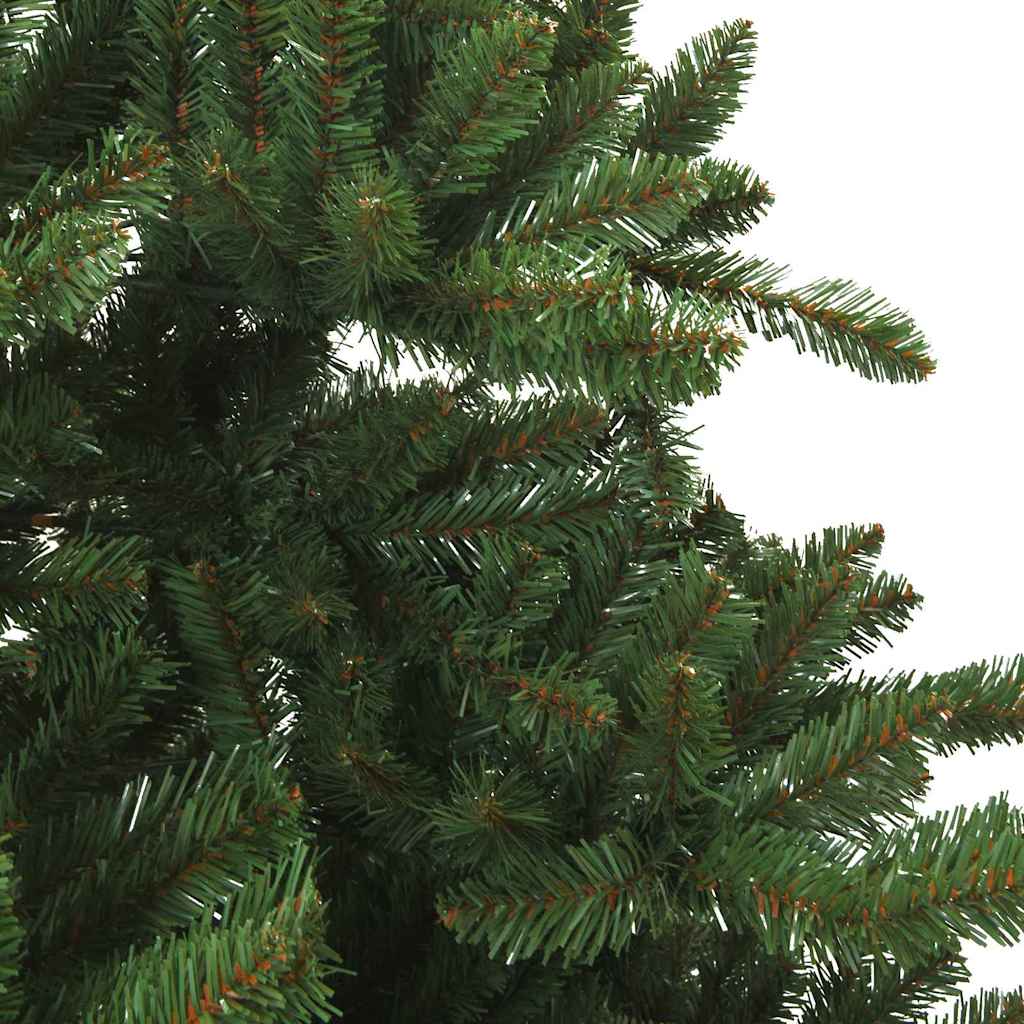Umjetno božićno drvce s nogom Zelena 210 cm PVC i čelik