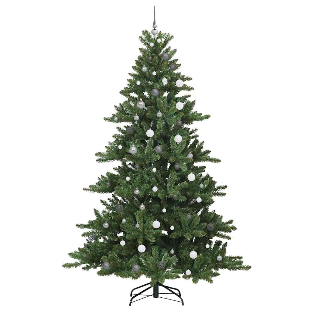 Umjetno božićno drvce s nogom Zelena 240 cm PVC i čelik