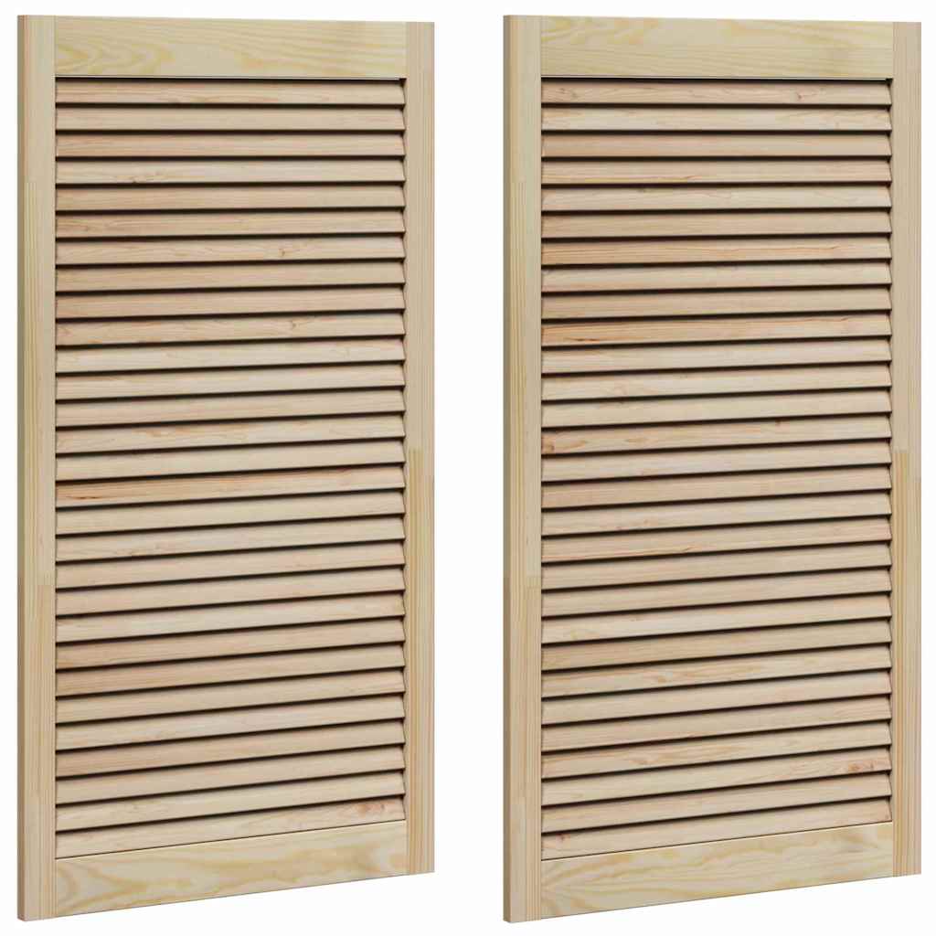 Ormarna vrata s vratima 2 pcs Prirodna 110 x 2,1 x 59,5 cm