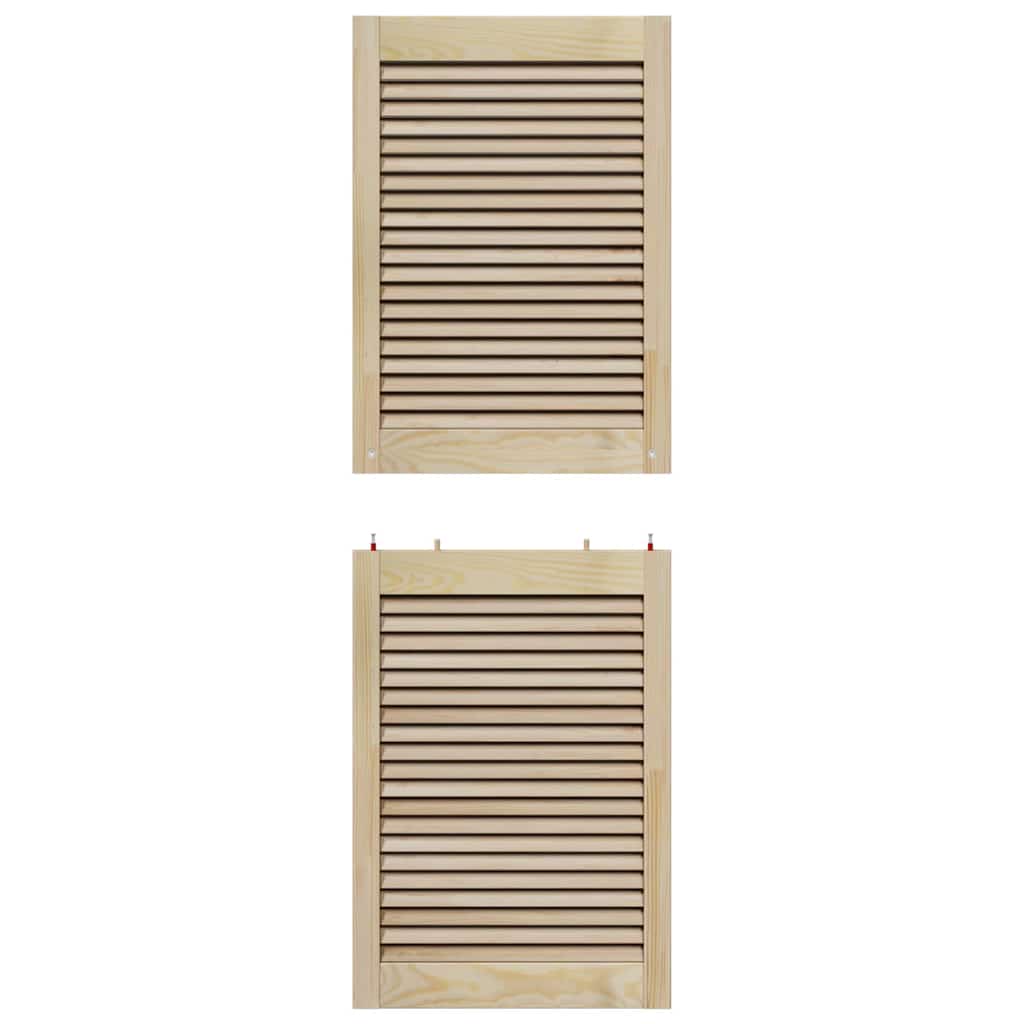 Ormarna vrata s vratima 2 pcs Prirodna 49,5 x 2,1 x 140,5 cm