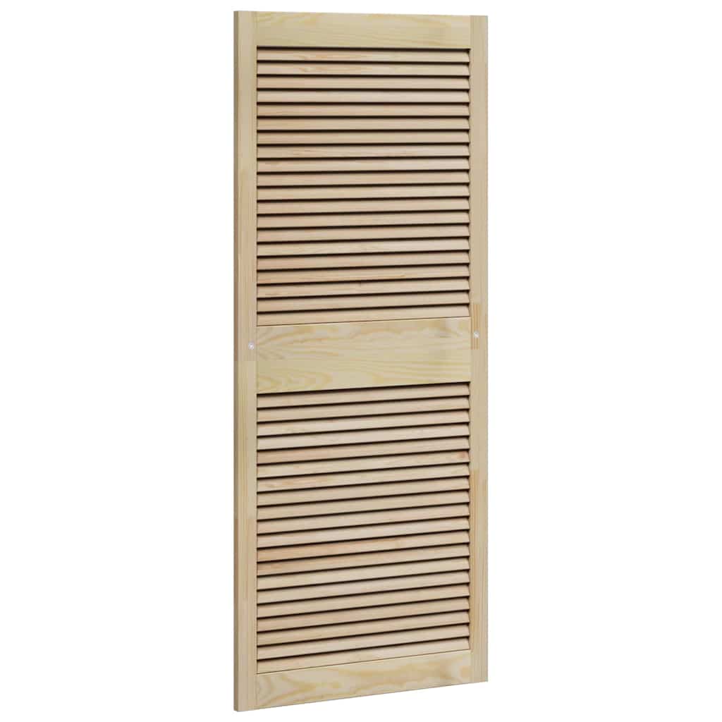 Ormarna vrata Prirodna 140,5 x 2,1 x 59,5 cm Čvrsto borovo drvo
