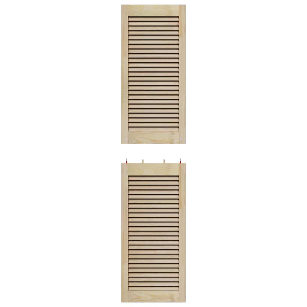 Ormarna vrata s vratima 2 pcs Prirodna 170 x 2,1 x 39,5 cm