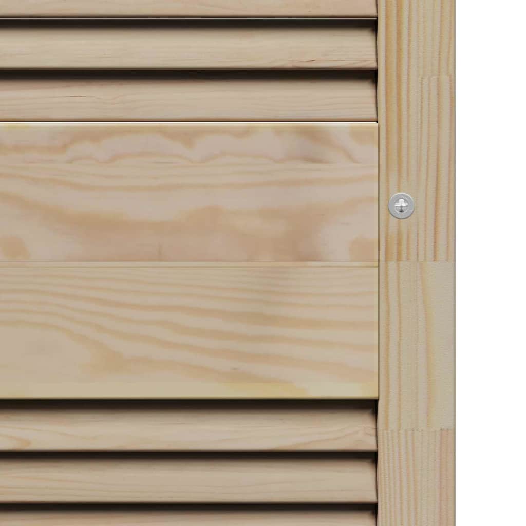 Ormarna vrata s vratima 2 pcs Prirodna 170 x 2,1 x 39,5 cm
