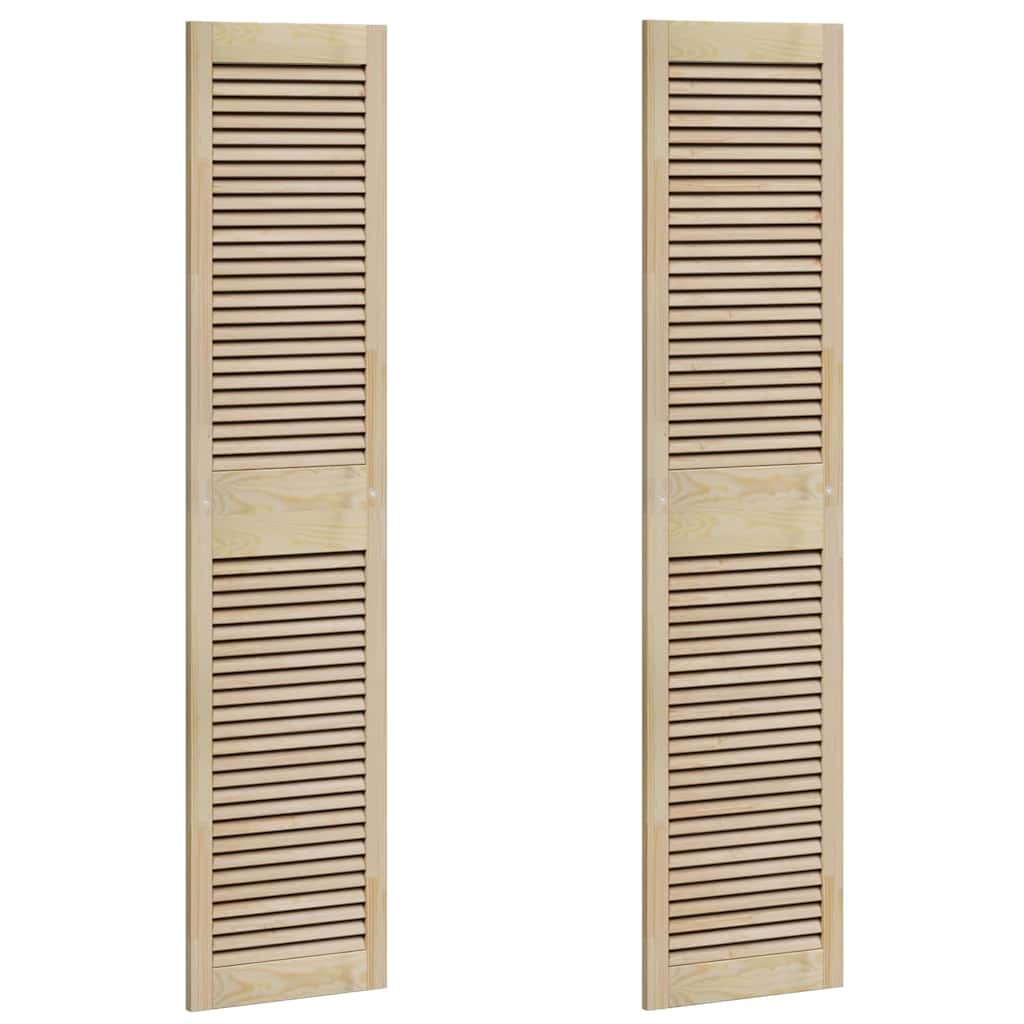 Ormarna vrata s vratima 2 pcs Prirodna 170 x 2,1 x 39,5 cm