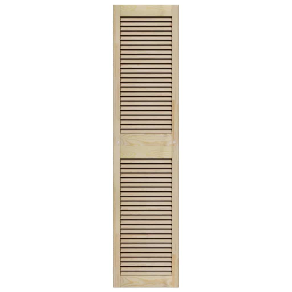 Ormarna vrata s vratima 2 pcs Prirodna 170 x 2,1 x 39,5 cm