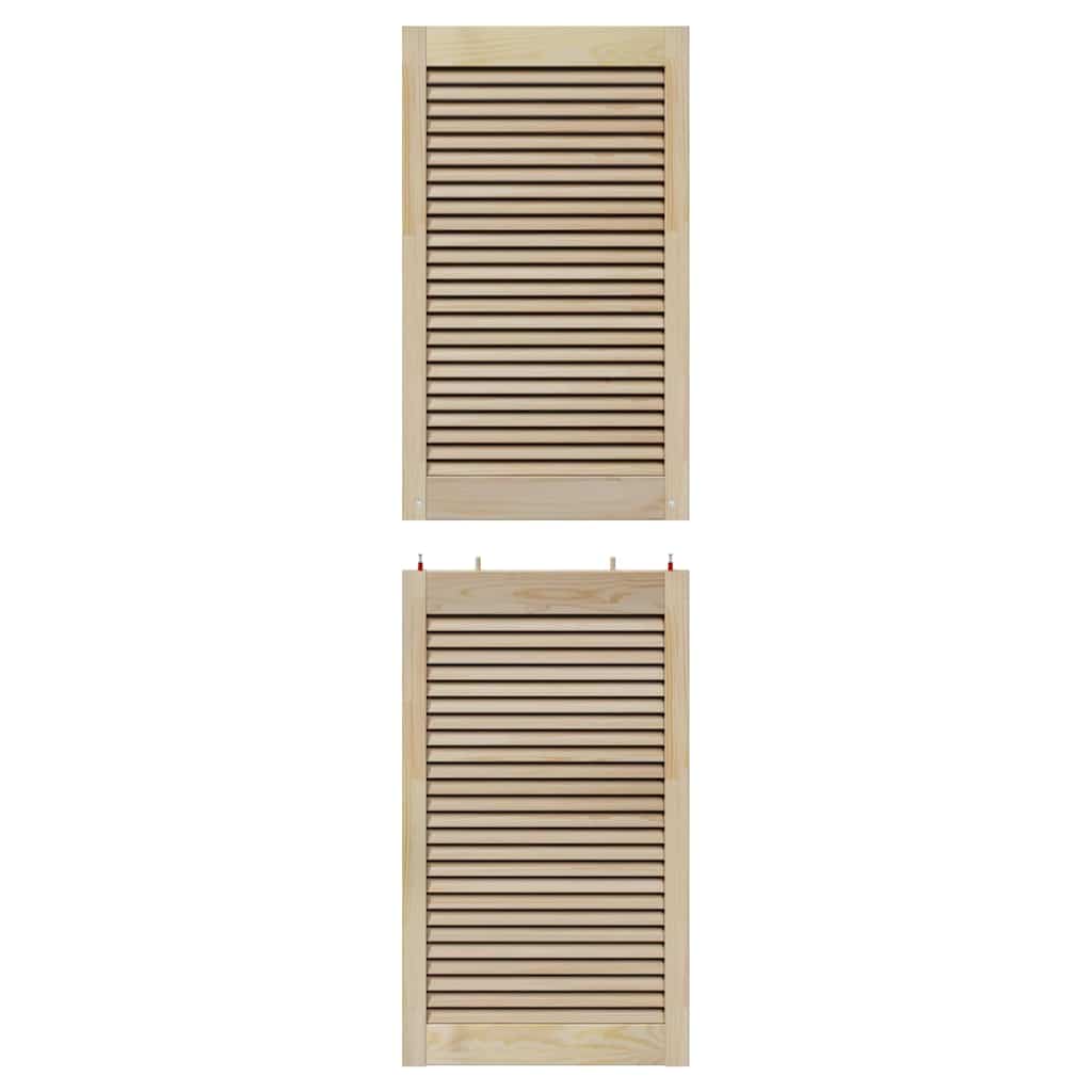 Ormarna vrata s vratima 2 pcs Prirodna 170 x 2,1 x 49,5 cm