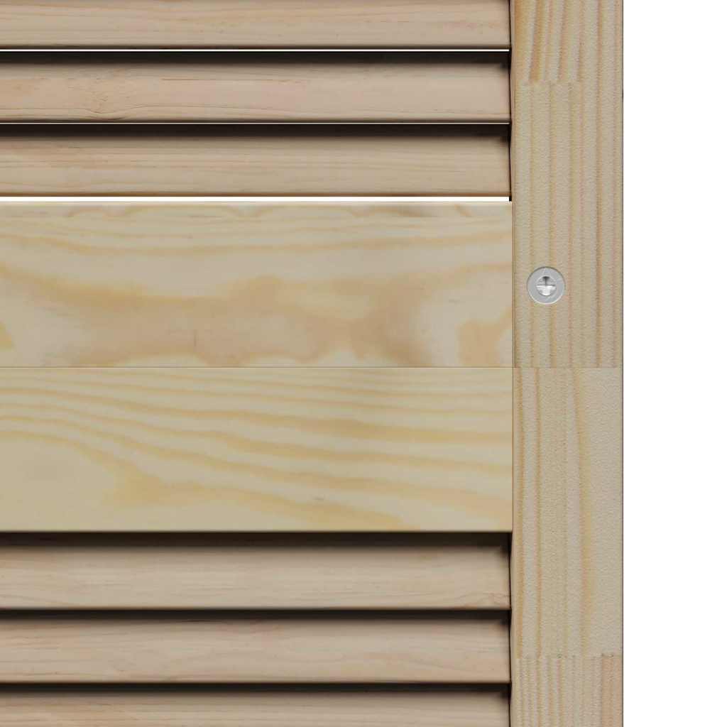 Ormarna vrata Prirodna 201 x 2,1 x 39,5 cm Čvrsto borovo drvo