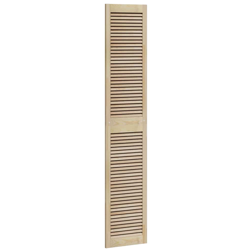 Ormarna vrata Prirodna 201 x 2,1 x 39,5 cm Čvrsto borovo drvo