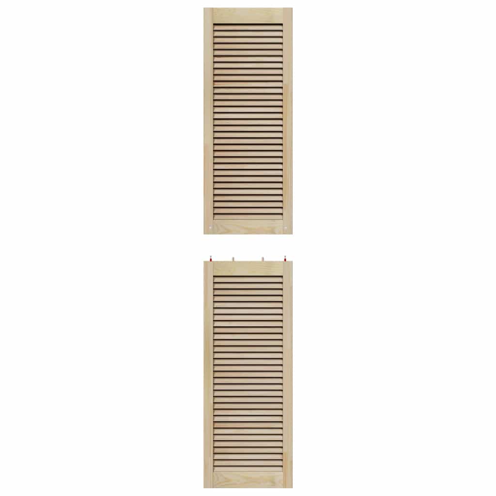 Ormarna vrata s vratima 2 pcs Prirodna 201 x 2,1 x 39,5 cm