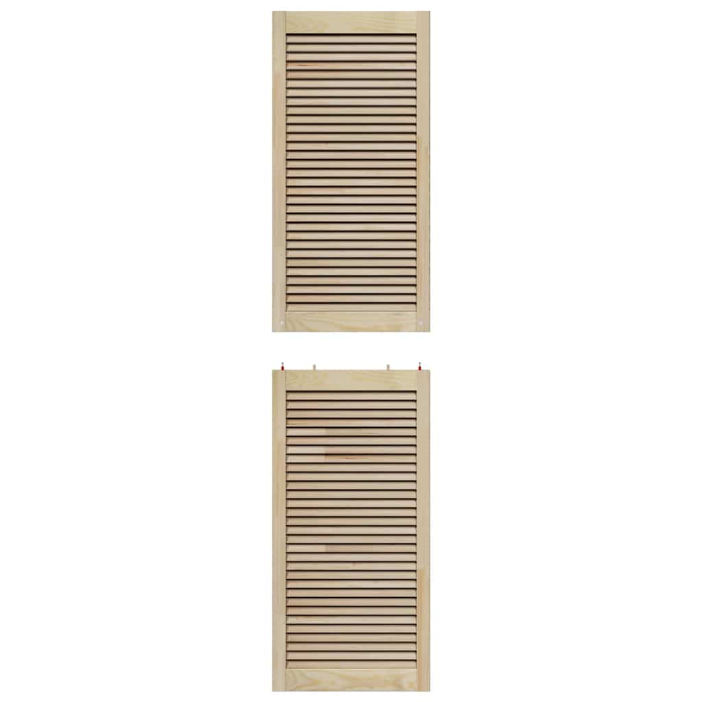 Ormarna vrata Prirodna 201 x 2,1 x 49,5 cm Čvrsto borovo drvo