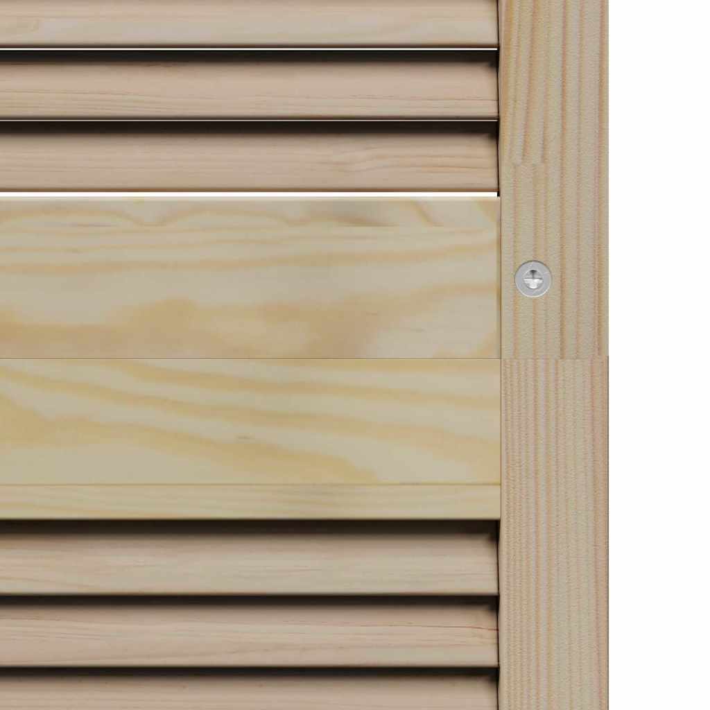 Ormarna vrata Prirodna 201 x 2,1 x 49,5 cm Čvrsto borovo drvo