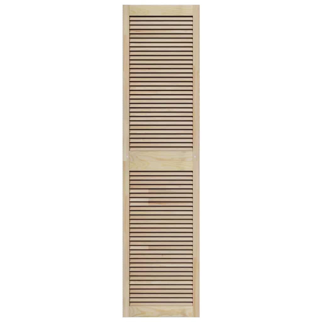 Ormarna vrata Prirodna 201 x 2,1 x 49,5 cm Čvrsto borovo drvo