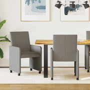 Blagovačke stolice s kotačima 2 pcs Svjetlosiva 57 x 66 x 94 cm