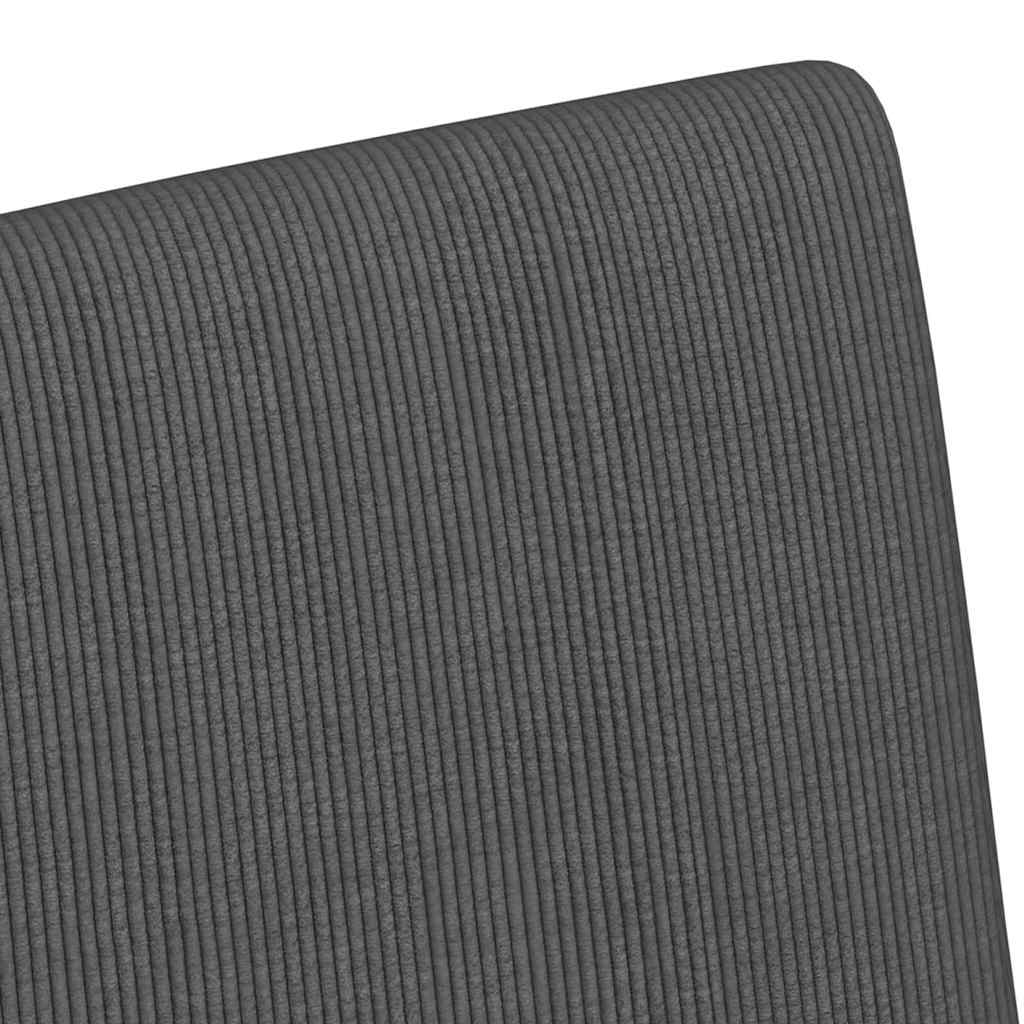 Blagovačke stolice s kotačima 2 pcs Tamno siva 57 x 66 x 94 cm
