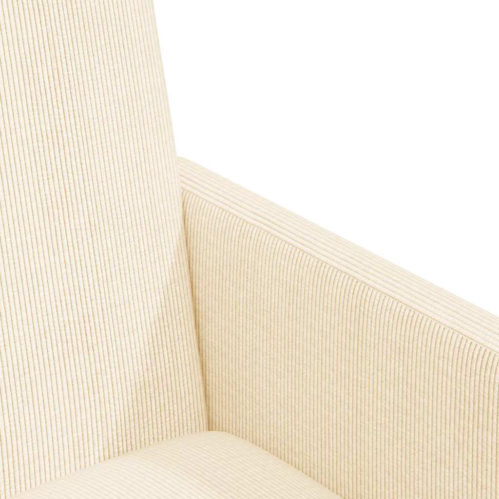 Blagovačke stolice s kotačima 2 pcs Krema 57 x 66 x 94 cm