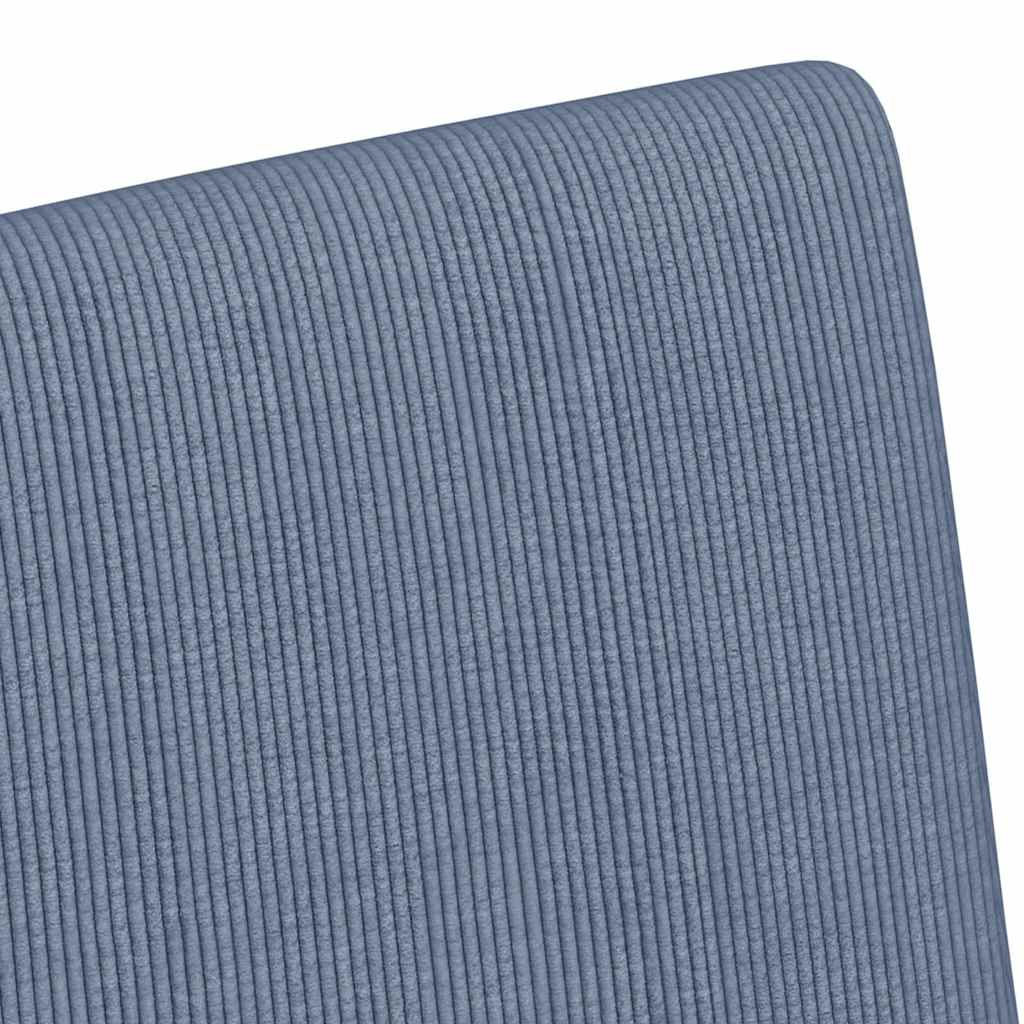 Blagovačke stolice s kotačima 2 pcs Plava 57 x 66 x 94 cm