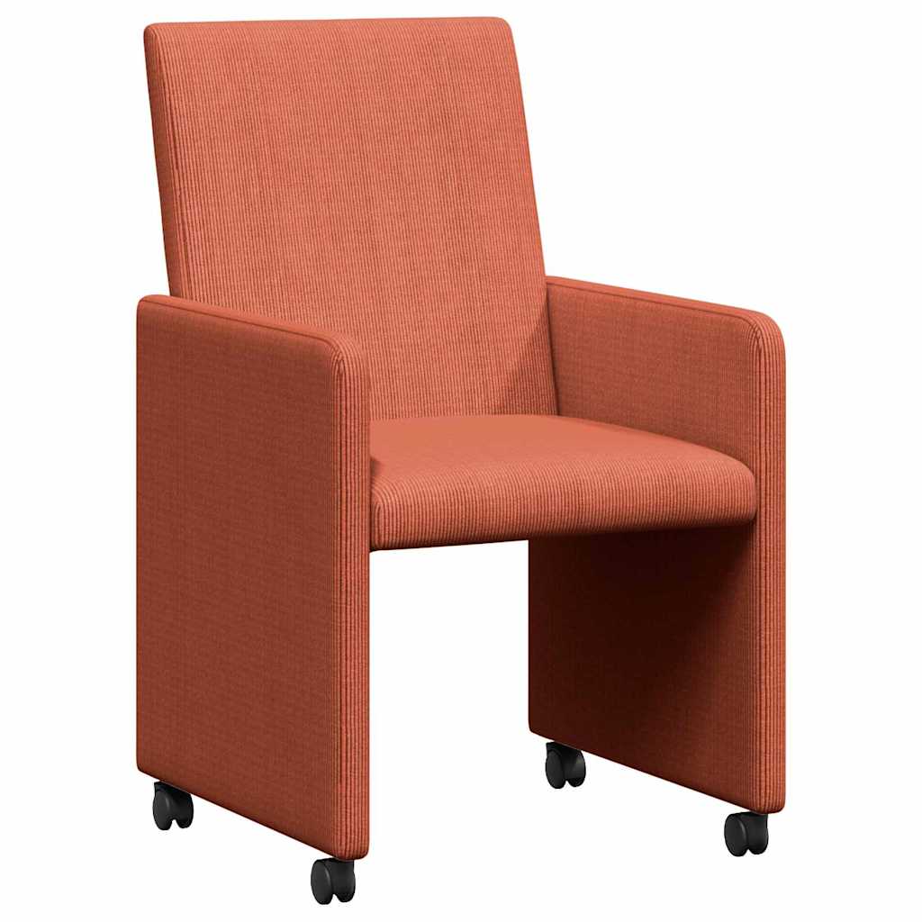 Blagovačke stolice s kotačima 2 pcs Crvena narančasta