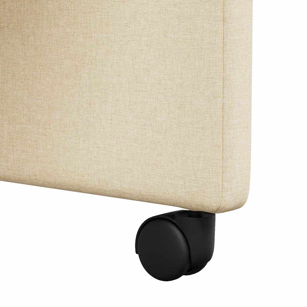 Blagovačke stolice s kotačima 2 pcs Krema 57 x 66 x 94 cm